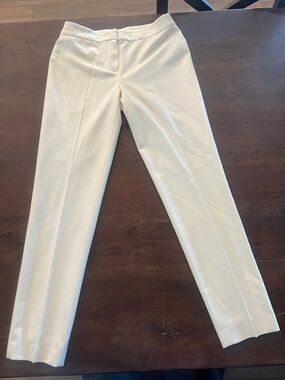 Bar III Women's Cream Straight Leg Pants - Size 2